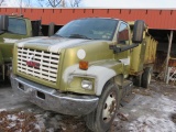 2005 GMC C7500 SA DUMP TRUCK, VIN 1GDJ7C1C85F523194, GOODWIN 5.5 TON DUMP 10 FT., WATER TANK...