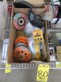 ASSORTED ABRASIVE WHEELS AND COVERS