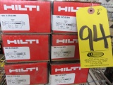 (6) BOXES OF HILTI CONCRETE RIVETS