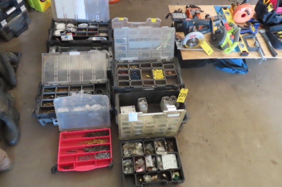 ASST. TOOL TRAYS WITH SUPPLIES