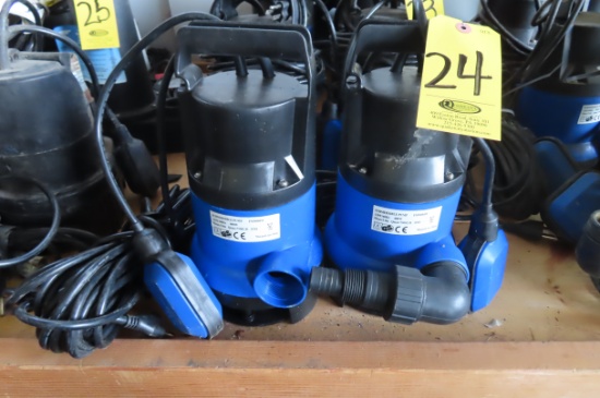 (2) SUBMERSIBLE PUMPS MODEL NO. FSP 4004W (LIKE NEW)