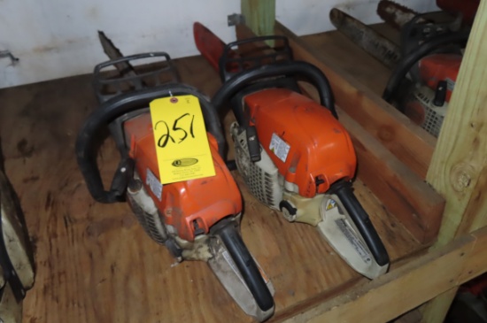 (2) STIHL MS271 CHAINSAWS
