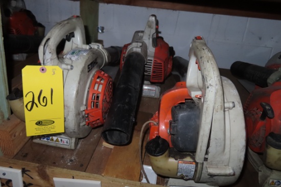 (3) STIHL BG 55 BLOWERS (UNKNOWN CONDITION)