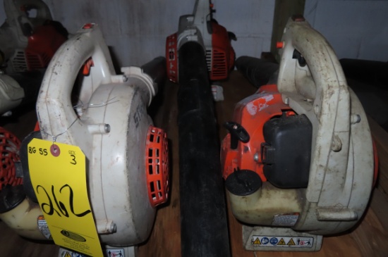 (3) STIHL BG 55 BLOWERS (UNKNOWN CONDITION)