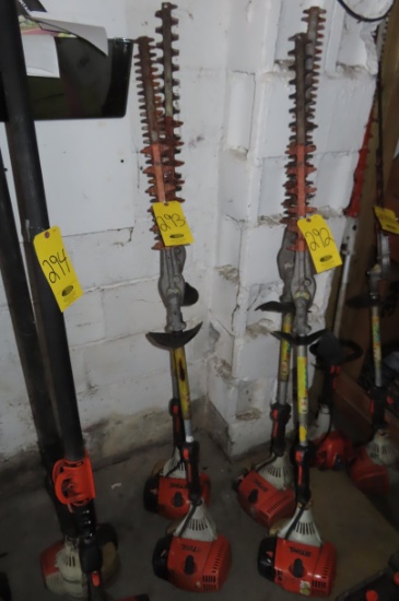 (2) STIHL EXTENDED HEDGE TRIMMERS (UNKNOWN CONDITION)
