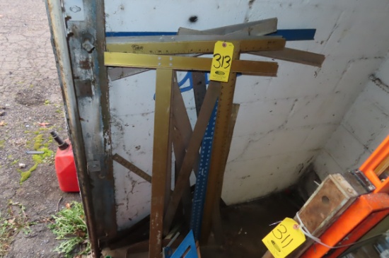 ALUMINUM T SQUARES PLASTIC AND ALUMINUM RAFTER SQUARES