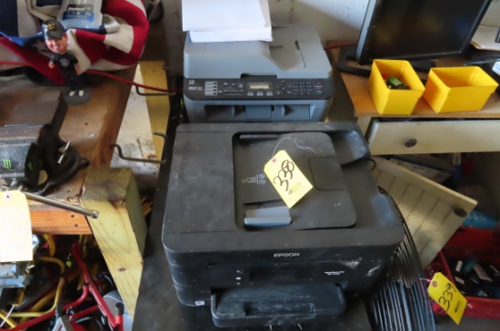(2) BROTHER MULTI FUNCTION AND (1) EPSON WF-3720 PRINTERS