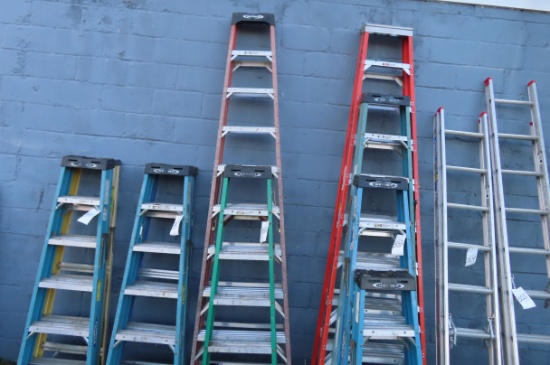 6 FT. AND 10 FT. FIBERGLASS STEP LADDERS