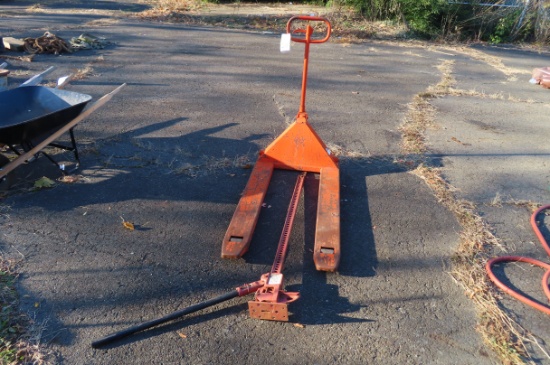 FARM JACK AND PALLET JACK (AS IS)