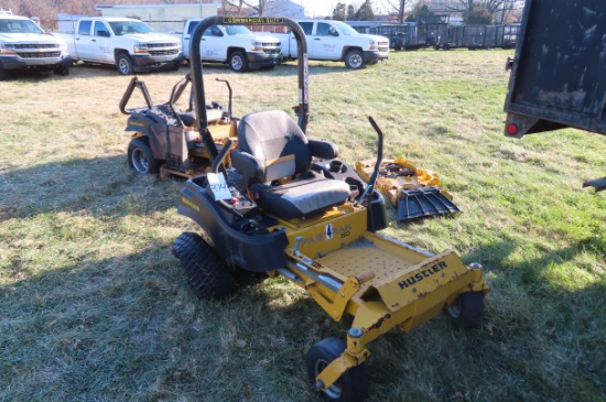(2) HUSTLER FASTRAK SD 0 TURN MOWERS (AS IS) S/N