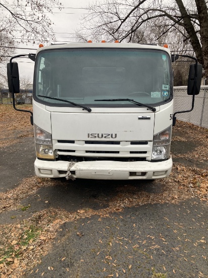2013 ISUZU NQR COE DIESEL DUALLY LANDSCAPE DUMP TRUCK, VIN XXXXXXXXXXXXXXXXX…