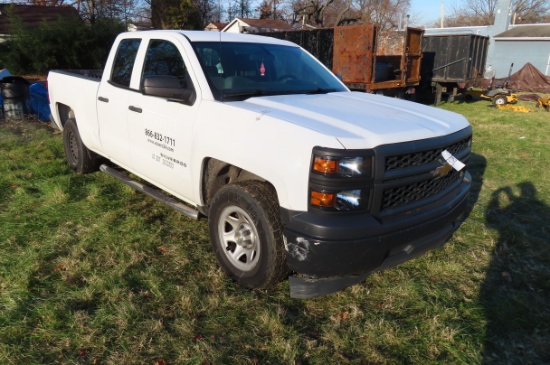 2015 CHEVROLET SILVERADO 1500 CREW CAB PICK-UP, VIN 1GCRCPEH6F2356835…