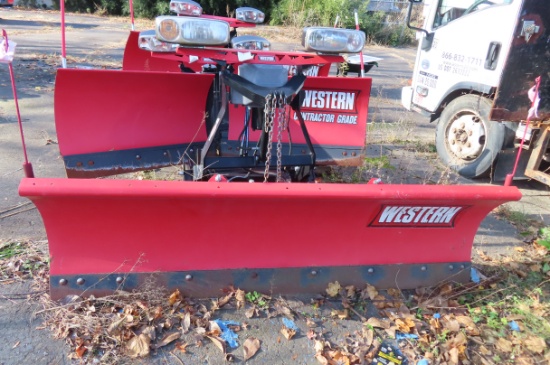 WESTERN 7 1/2 FT. STRAIGHT PLOW WITH ULTRAMOUNT 2