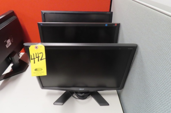 (2) ASER 19 IN. AND (1) 20 IN. MONITORS