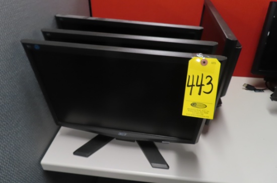 (4) ACER 19 IN. MONITORS (NO CABLING)