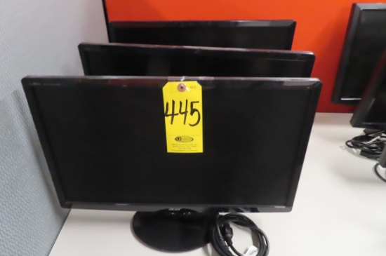(3) ACER 20 IN. LED MONITORS (NO CABLING)