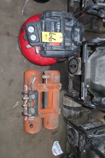 PORTER CABLE AND RIDGID PORTABLE AIR COMPRESSORS (AS IS)