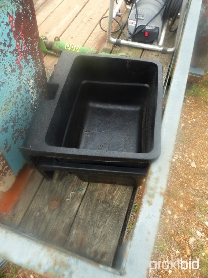 (2) RUBBER FEED TROUGHS