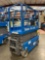 2013 GENIE GS1930 SCISSOR LIFT, SELF PROPELLED, 19' PLATFORM HEIGHT, BUILT IN BATTERY CHARGER, SLIDE