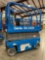 GENIE GS1930 SCISSOR LIFT, SELF PROPELLED, 19' PLATFORM HEIGHT, BUILT IN BATTERY CHARGER, SLIDE OUT