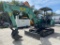 IHI DIESEL EXCAVATOR, RUBBER TRACKS, BUCKET, RUNS & OPERATES