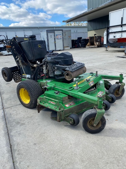 2016 JOHN DEERE WHP52A STAND ON MOWER, 52" DECK, GAS POWERED, RUNS AND OPERATES
