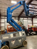 GENIE Z-20/8N ELECTRIC MAN LIFT, NON MARKING TIRES, 689 HOURS SHOWING, BUILT IN BATTERY CHARGER