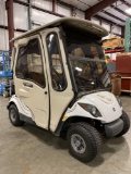 YAMAHA ELECTRIC GOLF CART, CURTIS ENCLOSED BODY, BREEZEEASY AIR, RUNS AND DRIVES