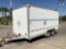 ROLLINGSTAR RS816 T/A ENCLOSED BATTERY TESTING CARGO TRAILER, APPROX GVWR 12,000, APPROX 16FT A