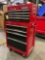 CRAFTSMAN INDUSTRIAL PARTS CABINET / TOOL BOX ON WHEELS WITH CONTENTS , APPROX 30€ W x 18€ L x ...
