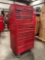 WATERLOO INDUSTRIAL PARTS CABINET / TOOL BOX ON WHEELS WITH CONTENTS , APPROX 30€ W x 18€ L x 5...