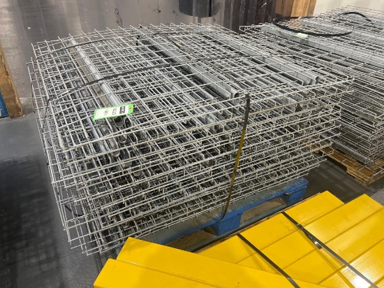 PALLET OF APPROX. 22 WIRE GRATES FOR PALLET RACKING, APPROX. DIMENSIONS 43" X 45"