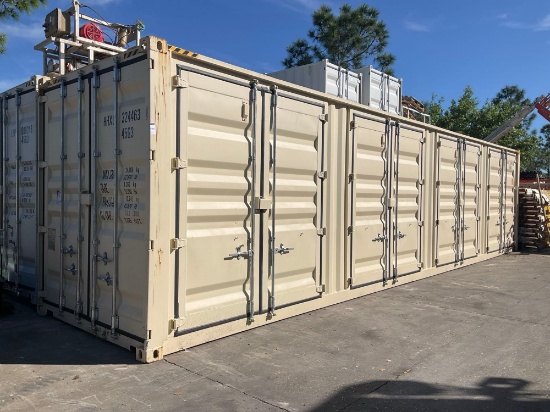 2023 40' STORAGE CONTAINER, APPROX 102" TALL x 96" WIDE x 40' DEEP