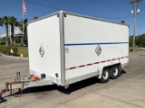 ROLLINGSTAR RS816 T/A ENCLOSED BATTERY TESTING CARGO TRAILER, APPROX GVWR 12,000, APPROX 16FT A