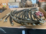 LOT PNEUMATIC AND HYDRAULIC HOSES WITH FITTINGS; BRANDS INCLUDE GATES AND PARKER; MISCELLANEOUS L...