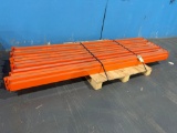APPROX. QTY) 10 CROSS BEAMS FOR PALLET RACK, 8' BEAMS