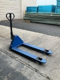ULINE H7504 HYDRAULIC PALLET JACK, APPROX MAX CAPACITY 5500LBS