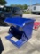 UNUSED 1CU YARD SELF DUMPING HOPPER WITH FORK POCKETS