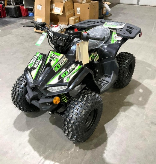 UNUSED 2022 VITACCI RXR 110 OFF ROAD ATV, ADJUSTABLE THROTTLE, KEY FOB REMOTE SHUT OFF, RUNS &
