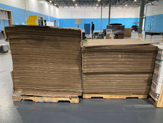 ( 2 ) NEW PALLETS OF SLIP SHEETS