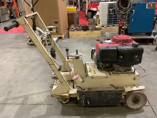 EDCO TRAFFIC LINE REMOVER MODEL TLR7-11H WITH HONDA ENGINE, GAS POWERED, CONDITION UNKNOWN
