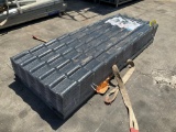 UNUSED ( 2 ) SET PVC SYNTHETIC RESIN ANTIQUE TILE POLYESTER ROOFSHEET WITH ( 1 ) METAL FORKLIFT