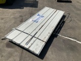 UNUSED METAL ROOF PANEL , APPROX 8FT L x 3FT W, APPROX 70 PIECES