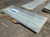 UNUSED POLYCARBONATE ROOF PANEL , THICKNESS CORRUGATED FOAM, APPROX 95