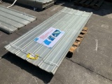 UNUSED POLYCARBONATE ROOF PANEL , THICKNESS CORRUGATED FOAM, APPROX 95