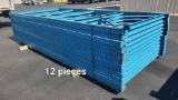 QTY 12 UPRIGHTS FOR PALLET RACK