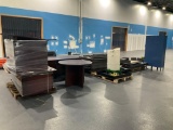 LARGE LOT OF OFFICE OF OFFICE FURNITURE, LOCKERS, CUBICLES