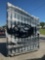 SET OF UNUSED GREAT BEAR 14FT BI PARTING WROUGHT IRON GATES, 7FT EACH PIECE (14' TOTAL WIDTH). 2 ...