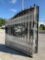 SET OF UNUSED GREAT BEAR 14FT BI PARTING WROUGHT IRON GATES, 7FT EACH PIECE (14' TOTAL WIDTH). 2 ...