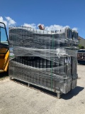 SET OF UNUSED GREAT BEAR 20FT BI PARTING WROUGHT IRON GATES, 10FT EACH PIECE (20' TOTAL WIDTH). 2...